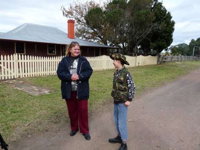 Auntie Glenda Chalker & Spencer at Belgenny Cottage, Camden